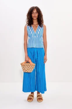 Arroarro sleeveless poplin top