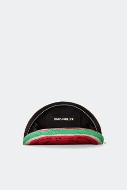 Beadedbeaded lune clutch