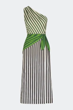 Belembelem poplin midi dress