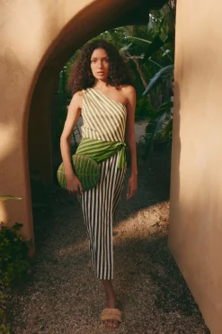 Belembelem poplin midi dress