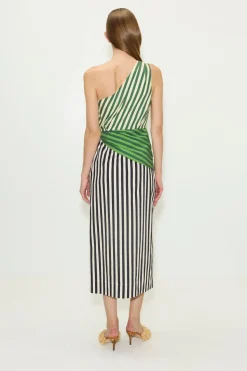 Belembelem poplin midi dress