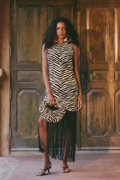 Casablancacasablanca fringe dress