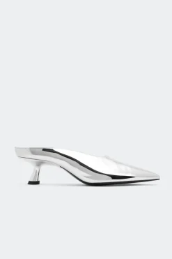 Chromechrome pointed gala mule