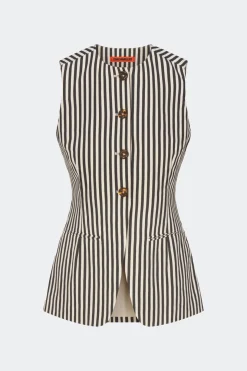 Deldel mar linen vest