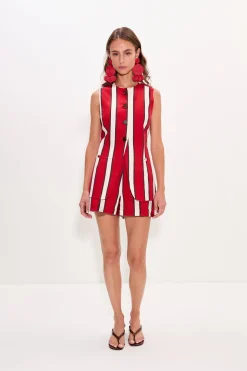 Deldel mar linen vest