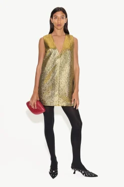 Fountainfountain metallic mini dress