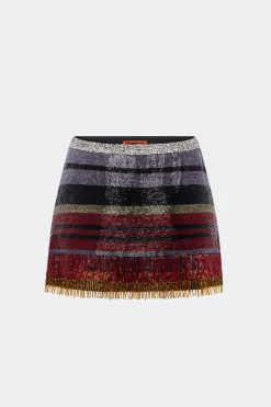 Inessainessa crystal beaded skirt