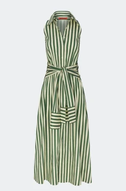 Innainna sleeveless poplin dress