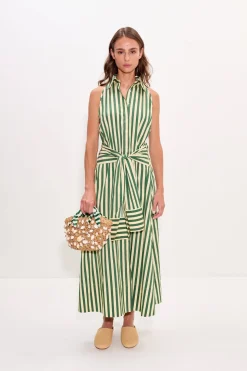 Innainna sleeveless poplin dress