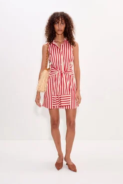 Innainna sleeveless poplin mini dress