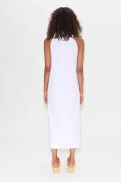 Navanava poplin midi dress