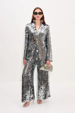 Nellanella sequin wide leg pant