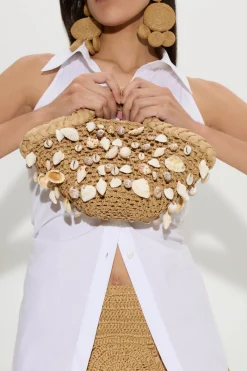 Raffiaraffia deco earring