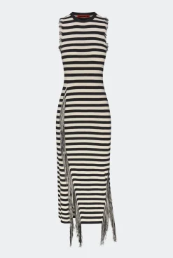 Sabinesabine fringe knit dress
