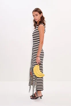 Sabinesabine fringe knit dress