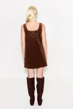 Saharasahara corduroy mini dress