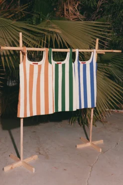 Saharasahara striped denim dress