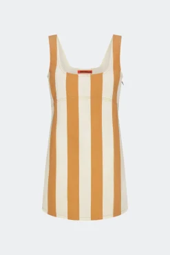 Saharasahara striped denim dress