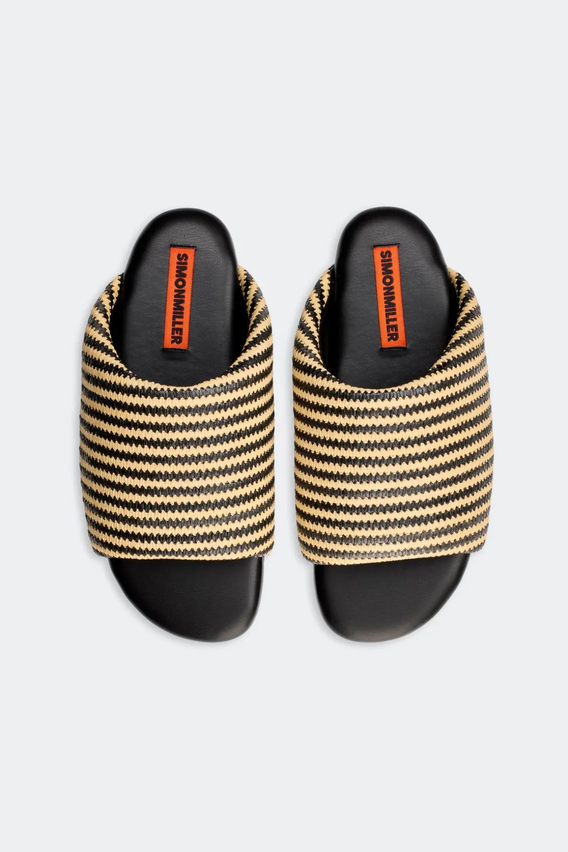 Stripestripe raffia bubble slide