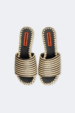 Stripestripe raffia salerno sandal