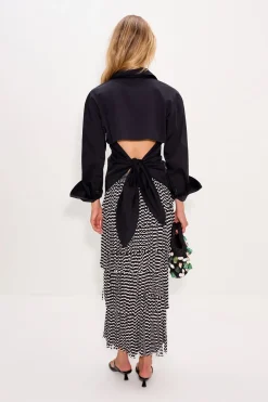 Zaza za knit fringe skirt