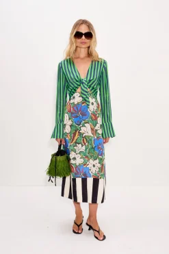 Zelenezelene maxi dress